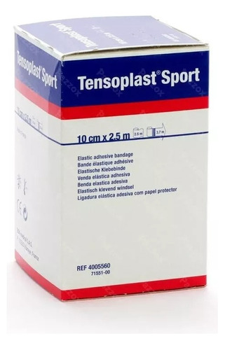 Venda Cinta Elastica Adhesiva Tensoplast Sport 10cm X 2,5mts