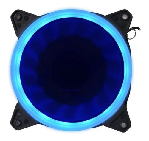 Cooler Fan 120mm Ring, Led Azul Molex Bfr-24b