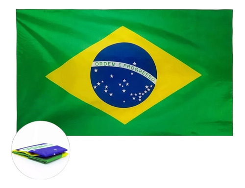 Bandeira Brasil 60x90 - Unidade