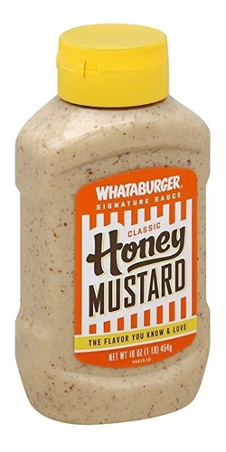 Whataburger Honey Mustard Salsa 454g Importado.