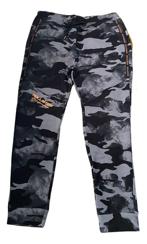 Jogger (pants) Hollister Gris Camuflaje Talla Grande (l) Mod