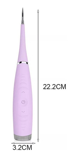 Imagen 6 de 7 de Limpiador Dental Ultrasónico Recargable Resistente Al Agua