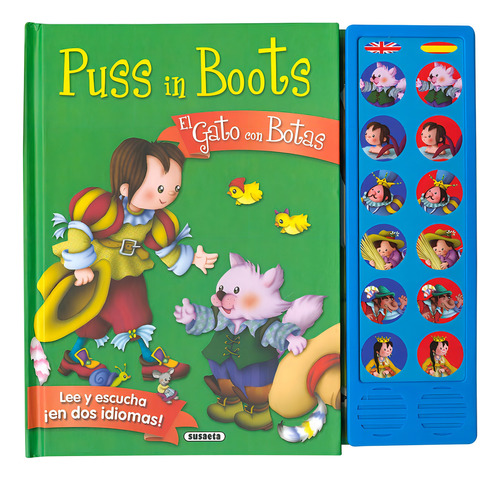 El gato con botas - Puss in Boots, de Susaeta, Equipo. Editorial Susaeta, tapa dura en español