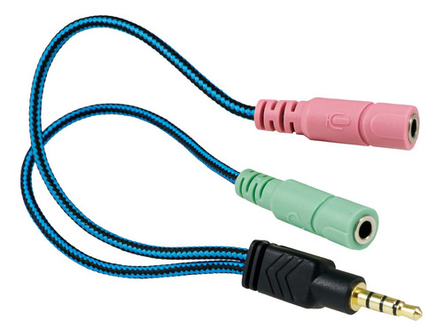 Adaptador Audio Jack 3.5mm A 2 Hembra Cable Audífonos