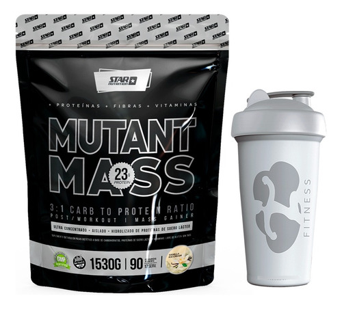 Mutant Mass 1,5 Kg + Smart Shaker Star Nutrition