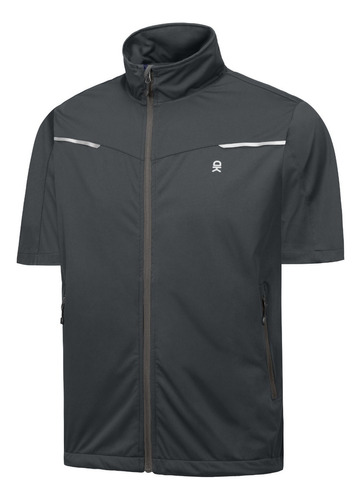 Chaqueta Lda De Manga Corta, Ligera, Softshell, Para Correr,