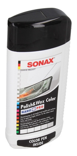 Sonax Cera Polish & Wax Color Con Corrector Blanco 500 Ml