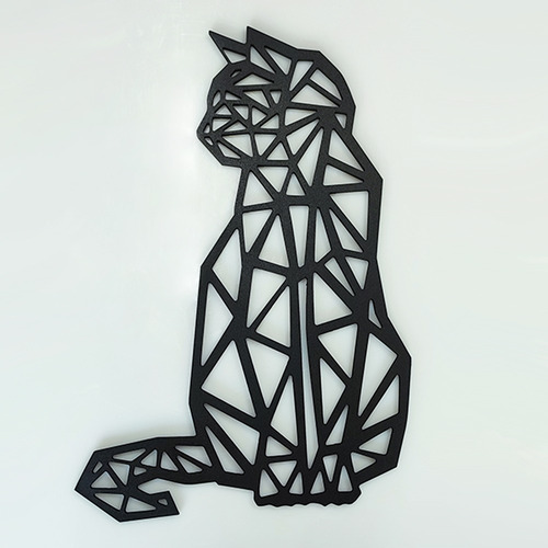 Figura Geométrica Decorativa En Gato A