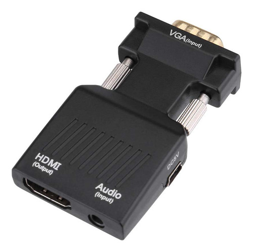 #oblvp1 Adaptador Vga Hdmi Convertidor Audio Video Cable Usb