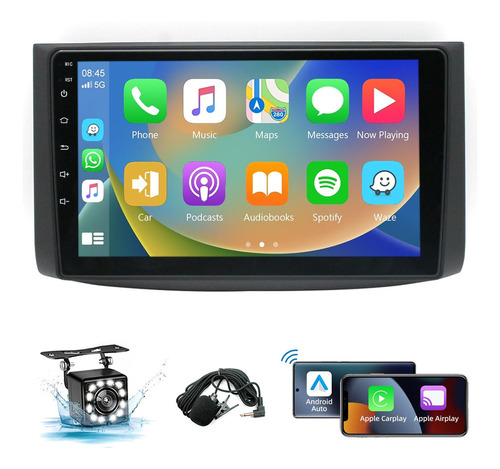 Estereo Carplay Para Chevrolet Aveo T250 2006-2017 Cámara