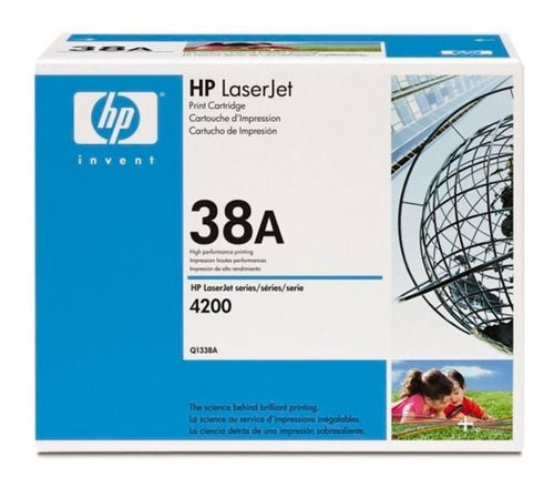 Toner Hp 38a Q1338a Negro 4200lvn 4240n Original Caja Blanca