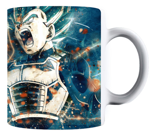 Taza, Tazon Mug, Vegueta, Principe Sayajin, Dragon Ball