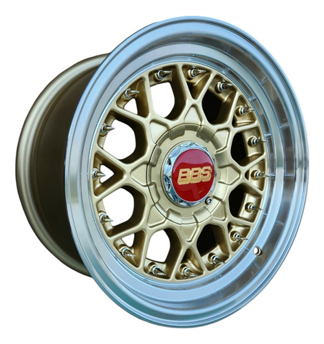 Llantas Deportivas Bbs Aro 15x8 4x100 O 4x114 (set4)