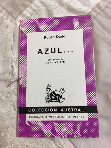 Azul Autor Rubén Dario Editorial Austral