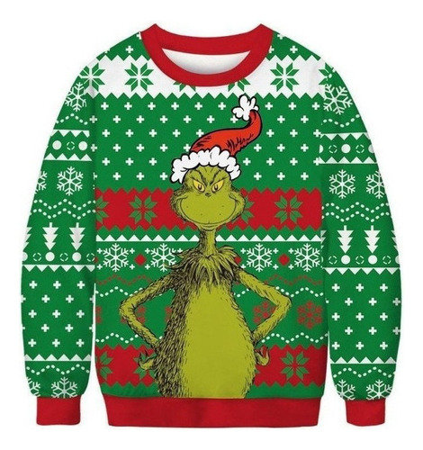 Sudadera Navidad Grinch Ugly Sudadera