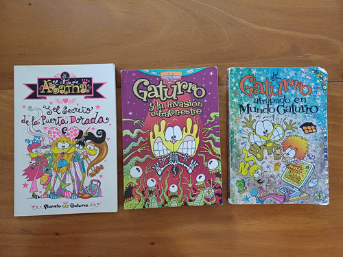 Lote 3 Libros De Gaturro Agatha