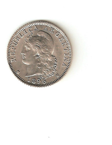 Monedas Argentinas 20 Centavos 1896 (6 Separado) 52.2 Sin C.