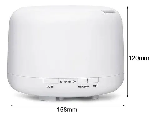 Humidificador Ultrasonico 500ml + 5 Esencias De Regalo