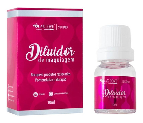 Diluyente De Maquillaje 10ml Restaura Cosméticos Resecos