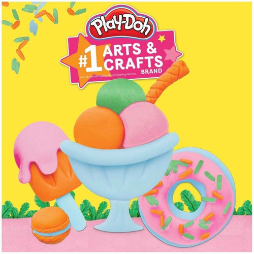 Imagen 7 de 8 de Play Doh Paquete De Fiesta 15 Colores Plastilinas