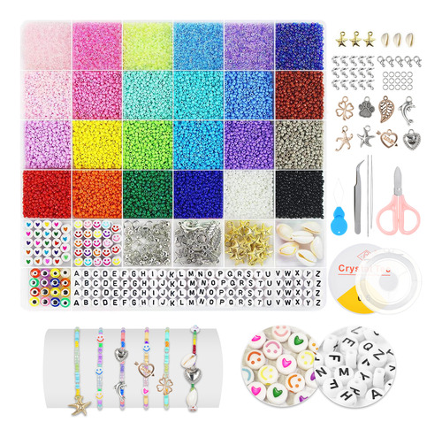 Caja Para Hacer Joyas Y Collares Y Pulseras Con Ranuras Para