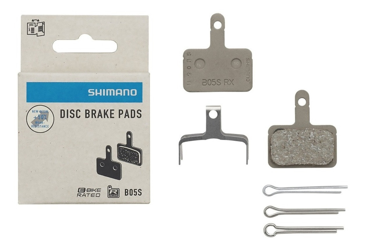 Balatas Pastillas De Freno Shimano B05S-RX Resina 5a generación 1 par