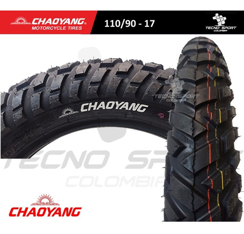 Imagen 4 de 9 de Llanta Moto Chaoyang 110/90 -17 Dakar 200 Akt Ttr Honda Xr