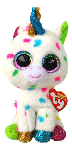 Ty Beanie Boos Unicornio Peluche Mediano Original Scarlet