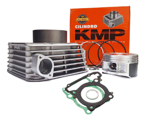 Kit Cilindro Cb 300 (09-15) Pistão Anéis E Juntas Kmp