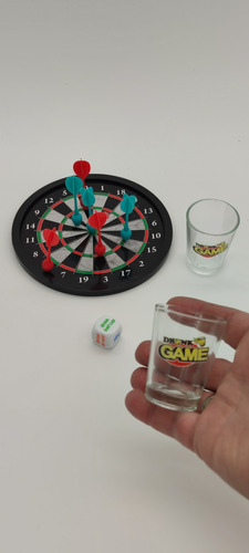 Juego De Fiesta Copete Shots Con Vasos, Mini Tablero Dardos