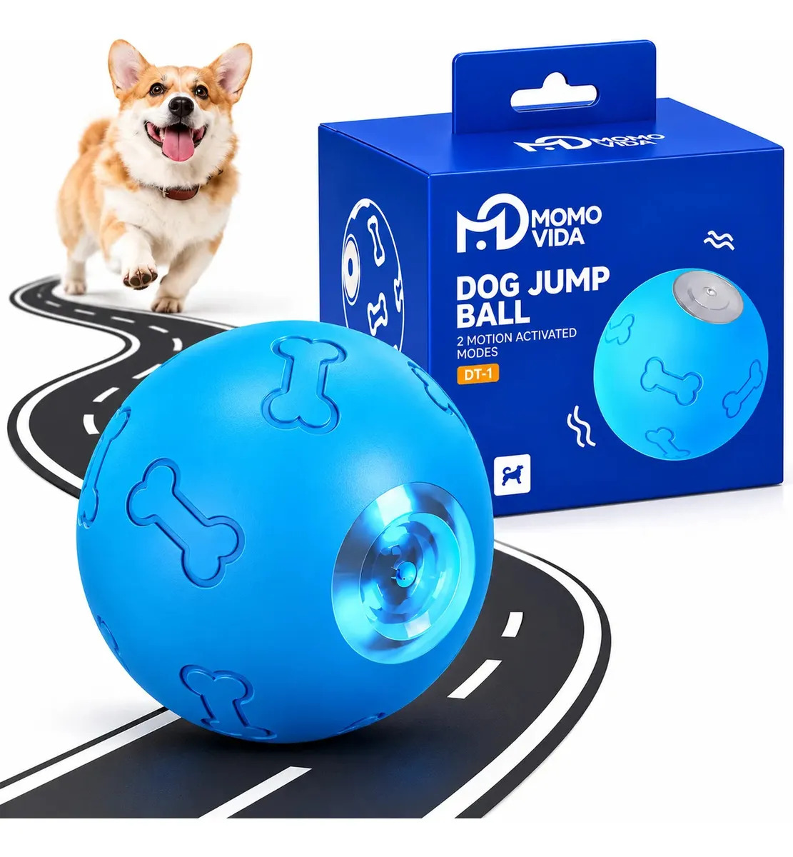 Pelota Para Perro Juguetes Interactiva Para Perro Automática Momovida®