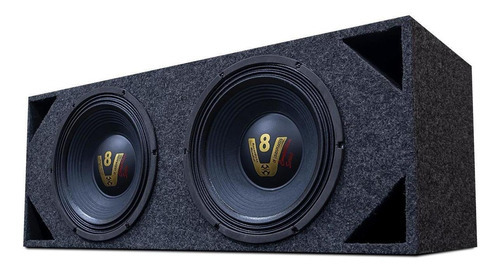 Caixa Trio Som Automotivo Completa 2x12 + Corneteira Medio