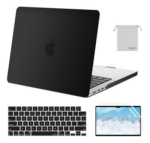 Funda Negra Para Macbook Pro 14 2021 A2442 M1 Pro / M1 Max