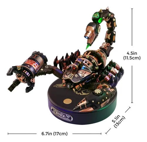 Robotime Puzzle 3d Escorpion Emperador Mi04 Rokr