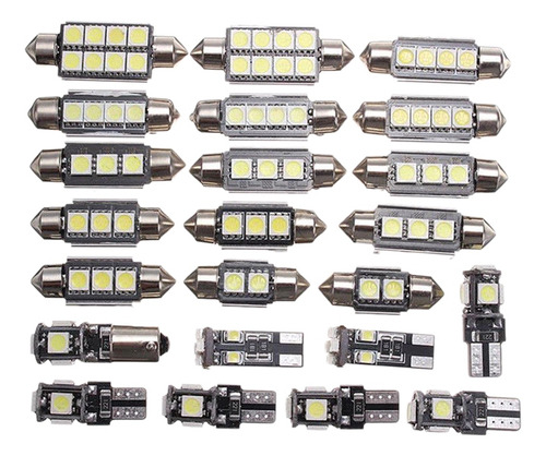 Kit De Luces Interiores Led Blancas De 23 Piezas Para Lectur