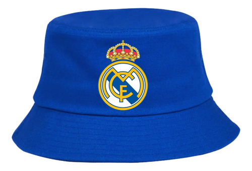 Gorro Pesquero Real Madrid Blue Sombrero Bucket Hat