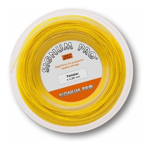 Imagen 1 de 5 de Rollo De Cuerda Signum Pro 200 M Poly Twister Tenis