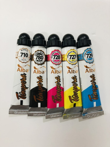 Set Tempera Profesional Alba 18 Mm X 5 U.