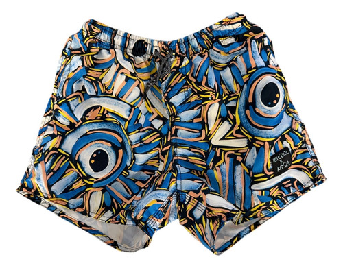 Rip Curl Short De Baño Para Niño - Talle Disponible Azul Estampa 12