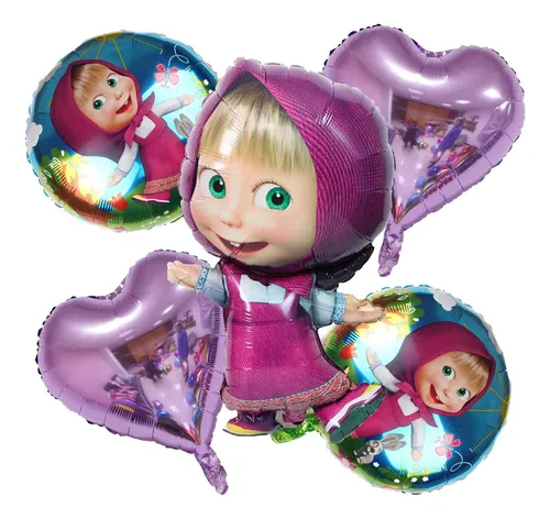 comprar Set De Globos Masha Y El Oso