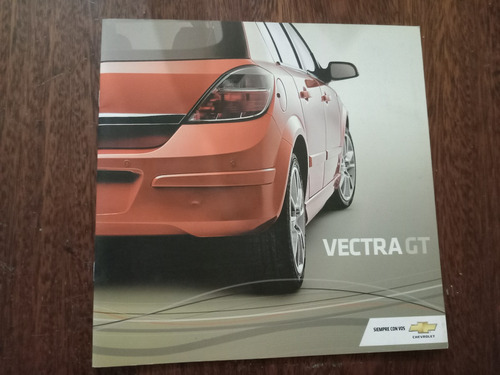 Folleto De Concesionaria Chevrolet Vectra Gt Ficha Tecnica