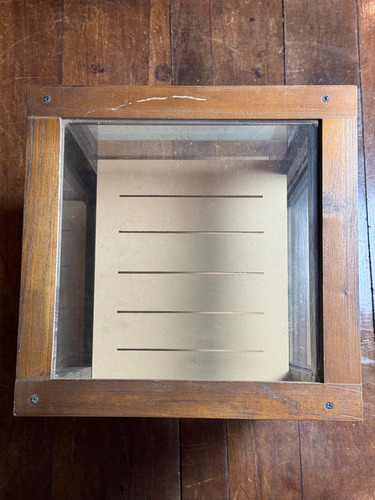 Vitrina Exhibidor De Madera Humidor Cigarros Habanos Marrón (Usado)