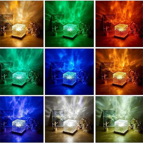 Cubo Calm Lamp, Lámpara De Agua Celestial,lámpara Tesseract,