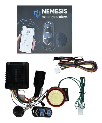 Alarma Moto Nemesis M70 Proximidad Lista Para App Y Gps