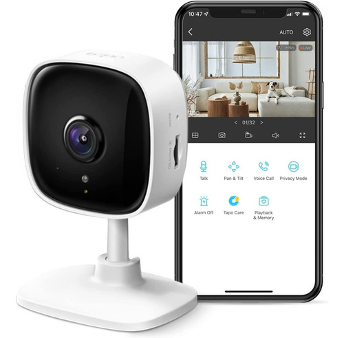 Camara Tp-link Tapo C110 Wifi 3mp De Seguridad Para El Hogar