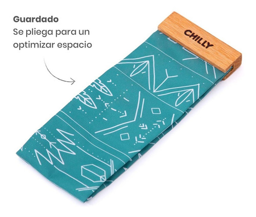 Imagen 5 de 5 de Yerbera De Tela 500 Grs Diseño Indie Chilly