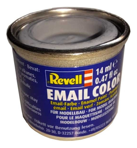 Tinta Revell - Esmalte Sintético - Cinza Claro 14 Ml