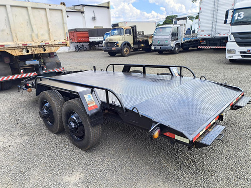 Carretinha Free Hobby P/ Transporte De Bobcat