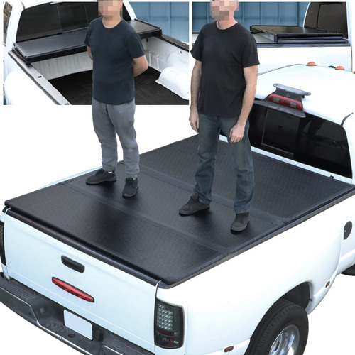 Cubierta Tonneau Para Platon Camioneta Dura Tr Pliegue 6.5