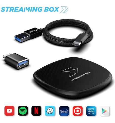 Streaming Box Faaftech Carplay Android Auto Sem Fio Youtube